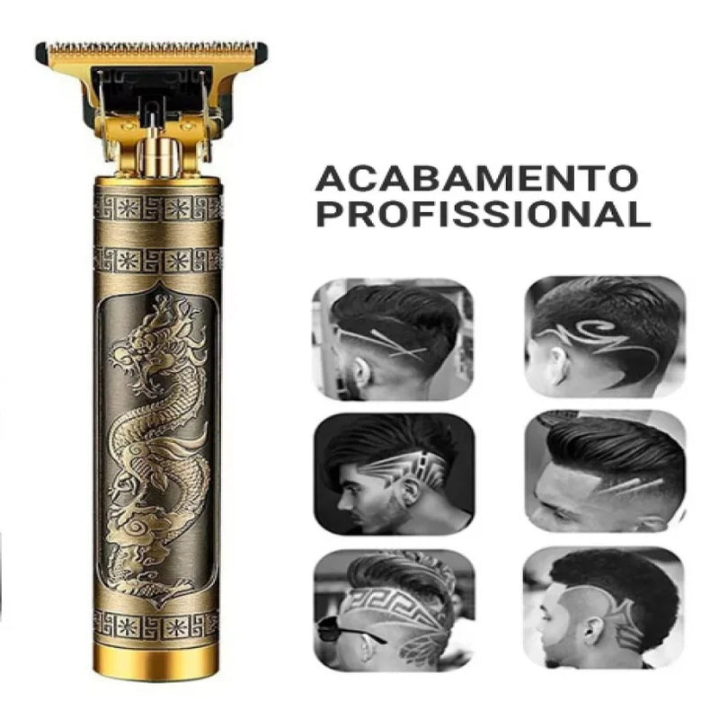 Barbeador Dragão + Aparador - Profissional 3 em 1