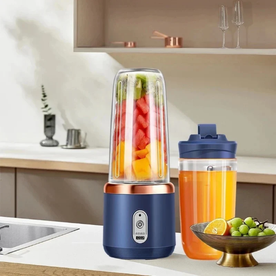 Mini Liquidificador Portátil - Compre o mini liquidificador e ganhe um copo de brinde