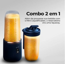 Mini Liquidificador Portátil - Compre o mini liquidificador e ganhe um copo de brinde