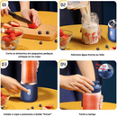 Mini Liquidificador Portátil - Compre o mini liquidificador e ganhe um copo de brinde