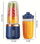 Mini Liquidificador Portátil - Compre o mini liquidificador e ganhe um copo de brinde