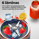 Mini Liquidificador Portátil - Compre o mini liquidificador e ganhe um copo de brinde